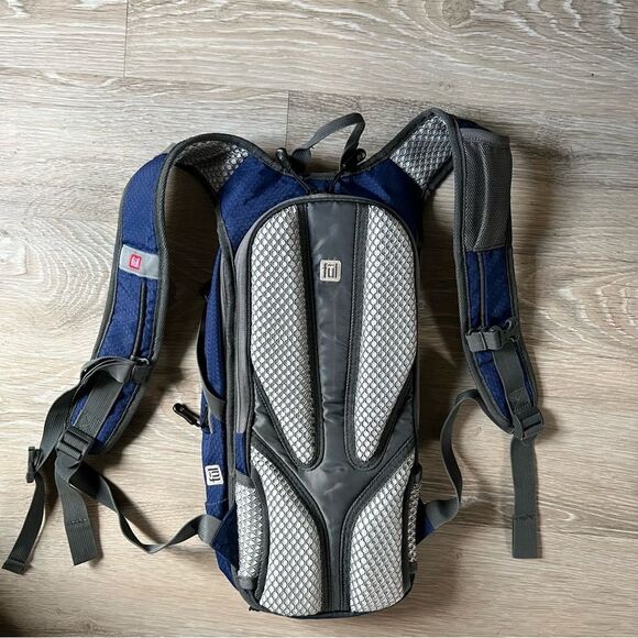 FŪL Day BACKPACK Padded Waterproof Cooler Compartment Multi Pockets Blue - Picture 2 of 16
